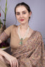 Green Stone Pearl Multi-Layer Necklace Set with Pendant Earrings