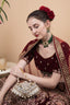Pearl bead and crystal embellished ethnic clutch with detachable chain handle for wedding and bridal festive wear EETH