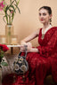 Black Velvet Pearl & Cut Dana Work Potli Bag