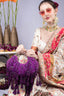 Purple pearl and diamond embellished designer clutch for wedding and party wear