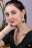 Emerald Red Crystal Statement Earrings