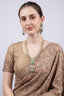 Elegant Gold & Green Kundan Necklace Set for Women