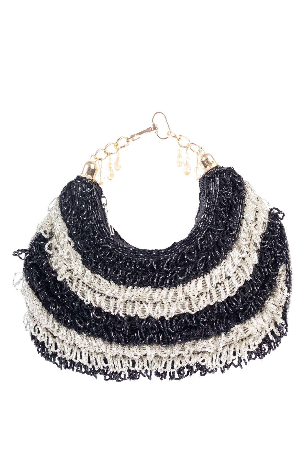 Eeth Black & Silver Cut Dana Work clutch