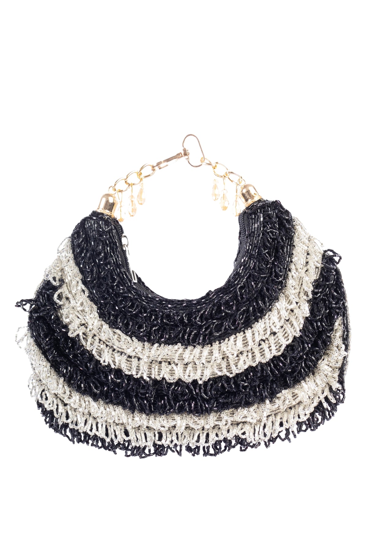 Eeth Black & Silver Cut Dana Work clutch