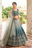 Semi-Stitched Embroidered Sequins Silk Blend Lehenga