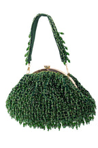 Eeth Emerald Green Hand-Beaded Batua