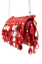 Eeth Red Emerald Mirror & Sequin Handcrafted Party Bag (Copy)