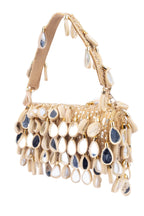 Eeth Gold Emerald Mirror & Sequin Handcrafted Party Bag