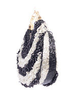 Eeth Black & Silver Cut Dana Work clutch