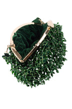 Eeth Emerald Green Hand-Beaded Batua