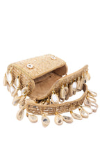 Eeth Gold Emerald Mirror & Sequin Handcrafted Party Bag