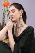 Kundan Gold Choker Necklace Set