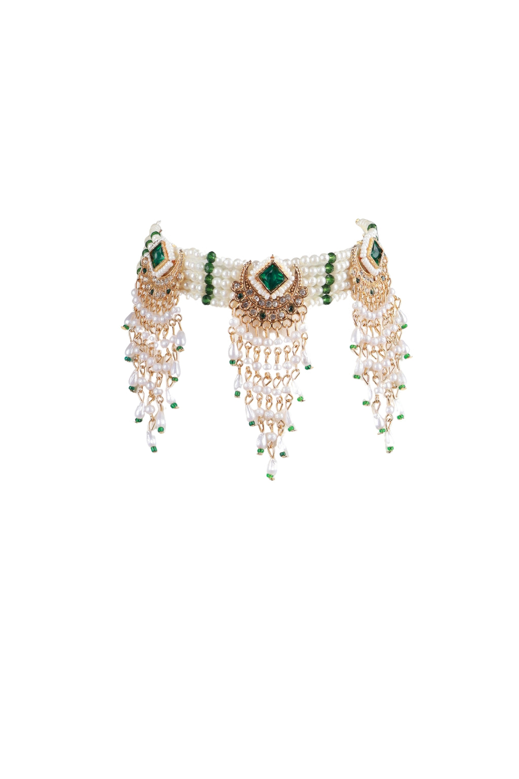 Kundan Gold Choker Necklace Set