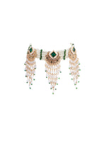 Kundan Gold Choker Necklace Set