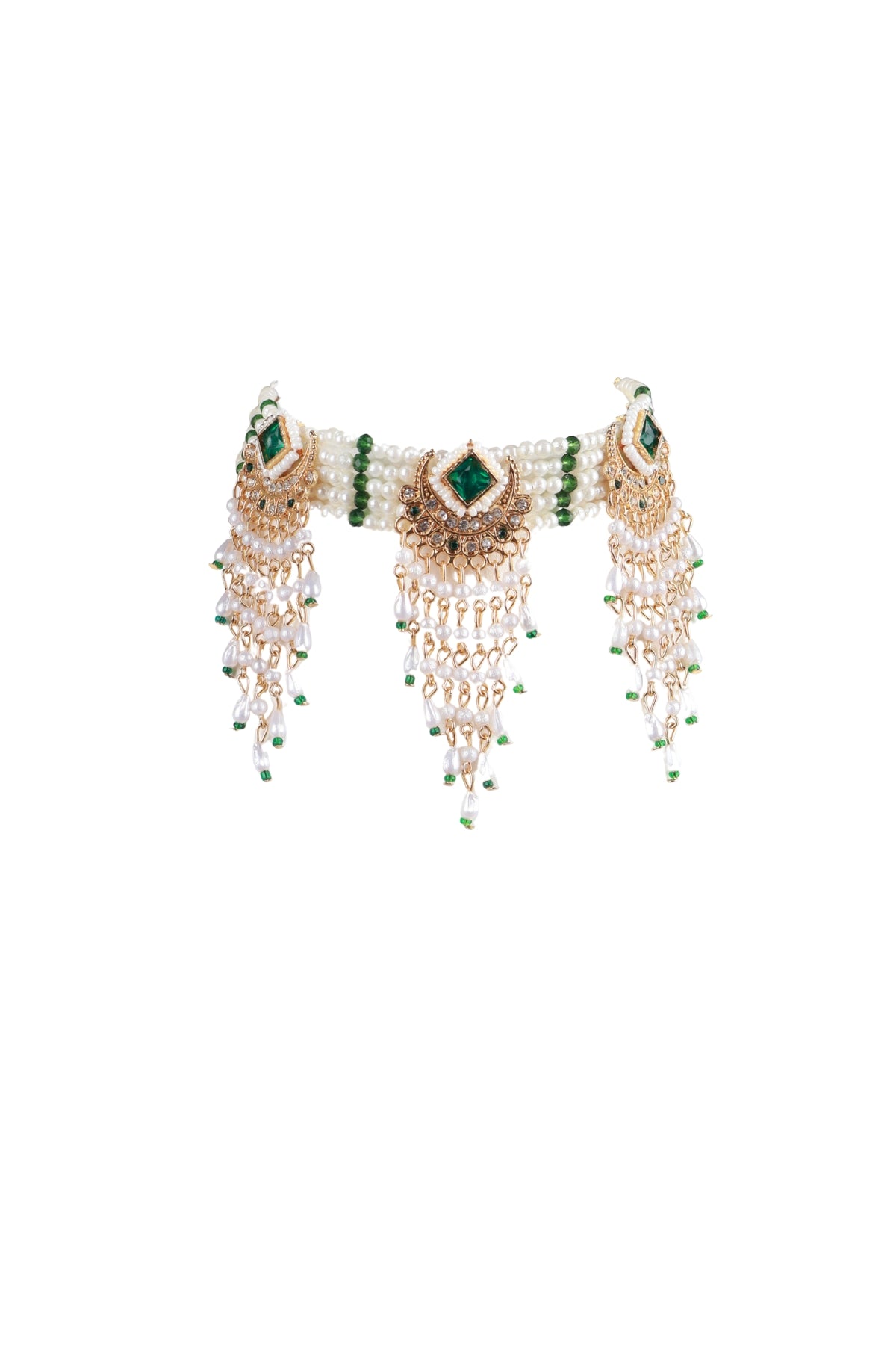 Kundan Gold Choker Necklace Set