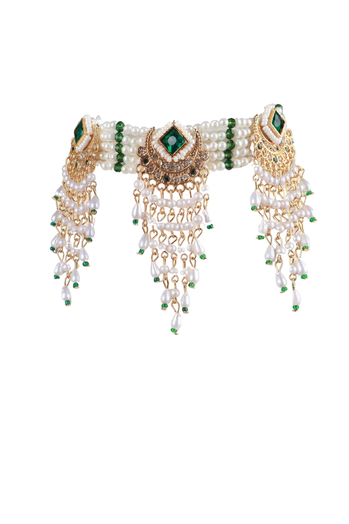 Kundan Gold Choker Necklace Set