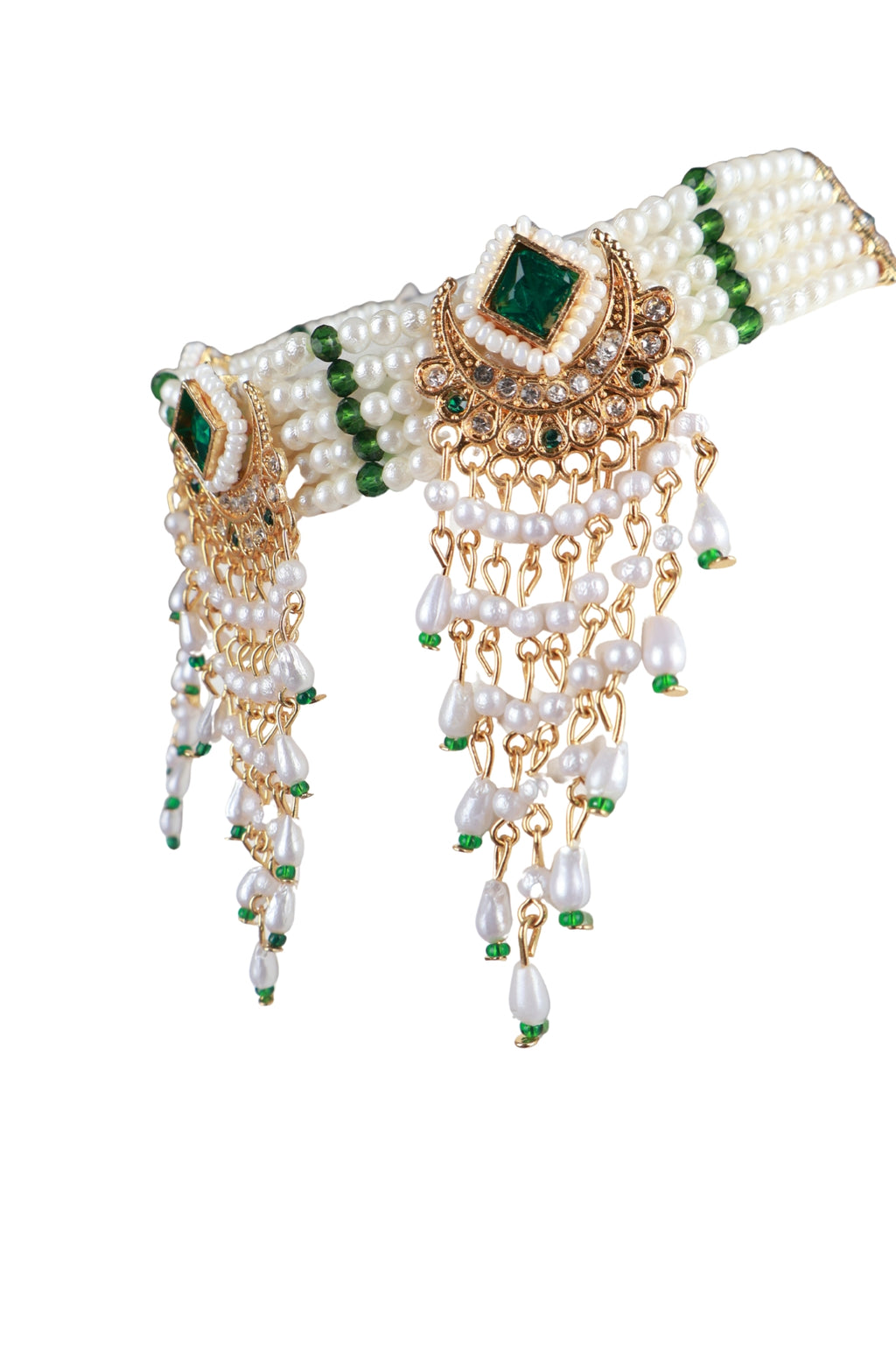 Kundan Gold Choker Necklace Set