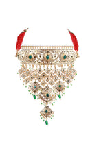 Green Kundan Choker Necklace Set
