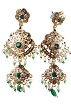 Green Kundan Choker Necklace Set