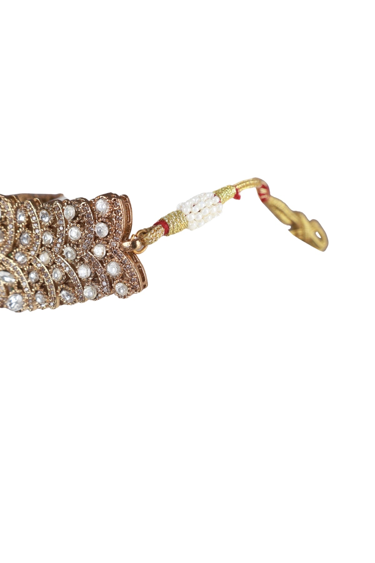 Exquisite Green Stone Kundan Choker Set