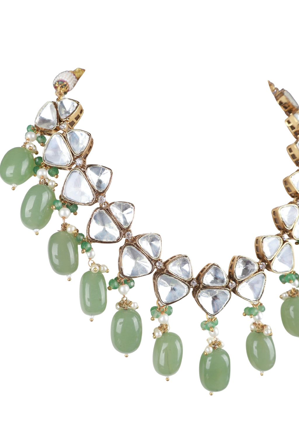 Opera Length Kundan Necklace Se