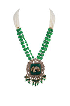 Long Layered Kundan Statement Necklace Set