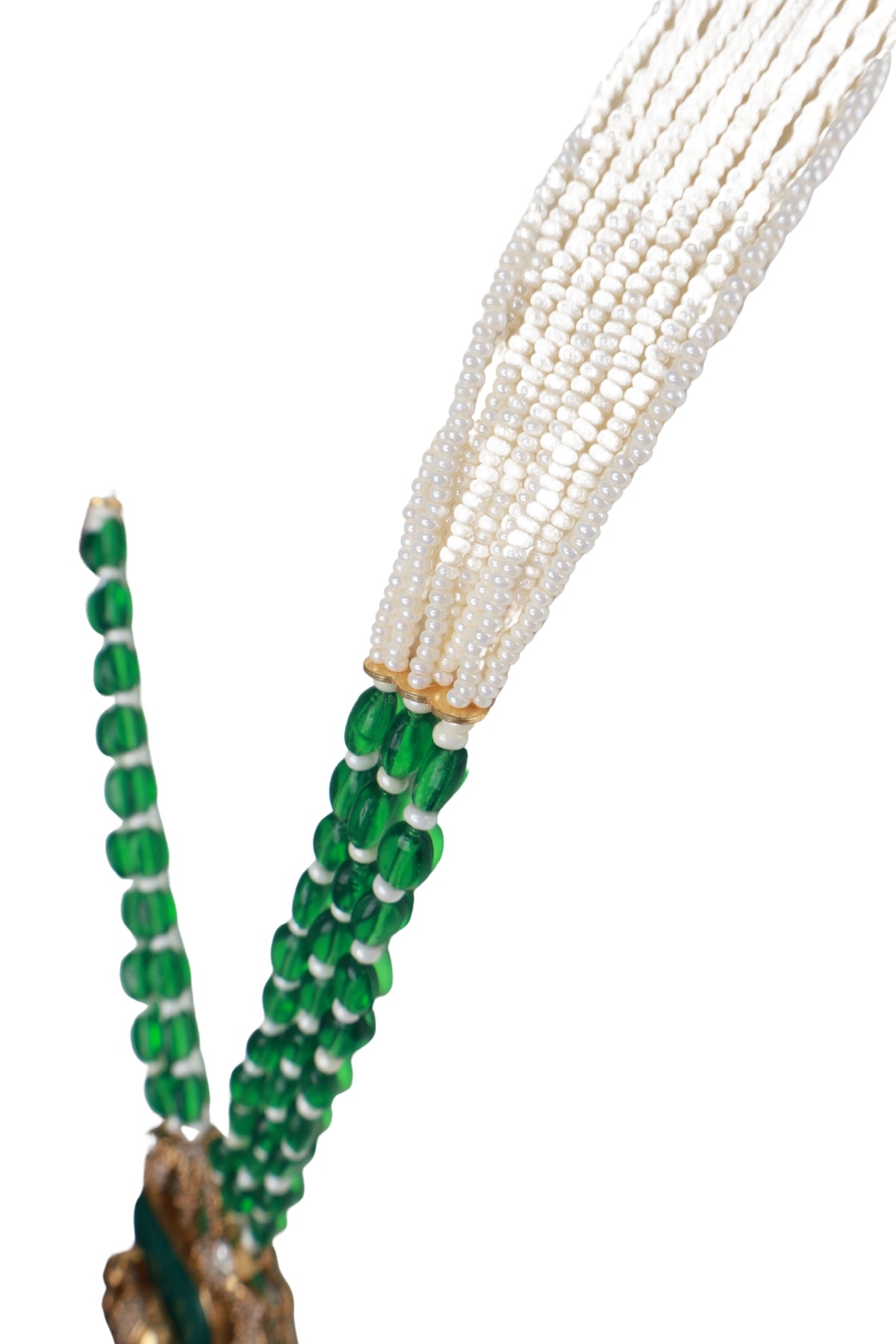 Long Layered Kundan Statement Necklace Set