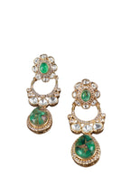 Elegant Gold & Green Kundan Necklace Set for Women