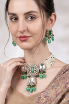 Kundan Gold Choker Necklace Set