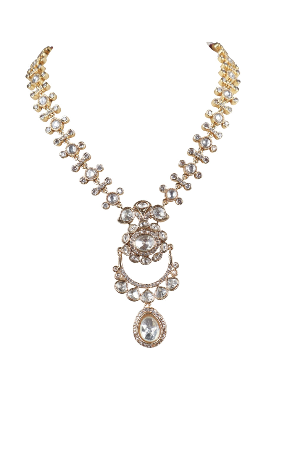 Elegant Kundan Necklace Set for Women