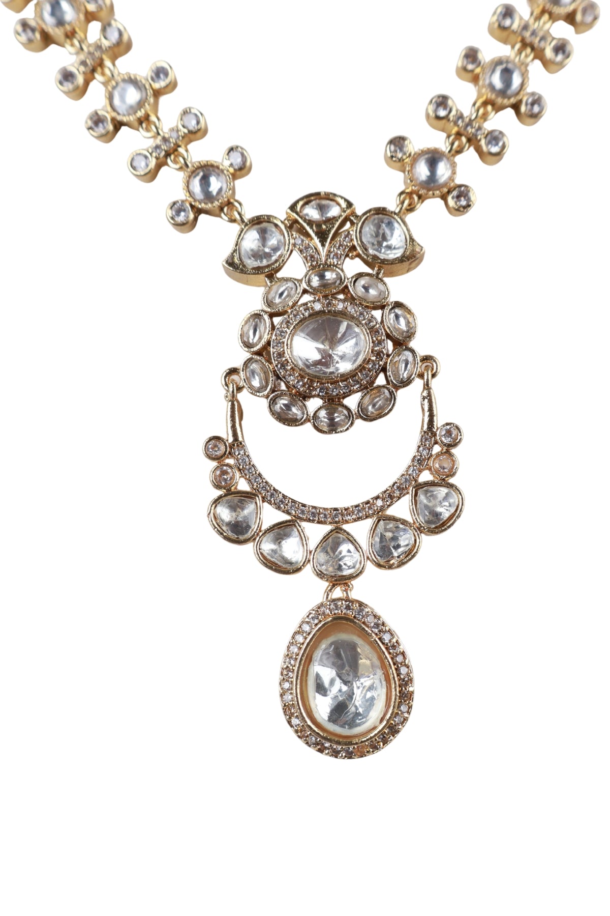 Elegant Kundan Necklace Set for Women