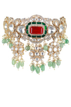 Grand Wide Kundan Bridal Choker Set
