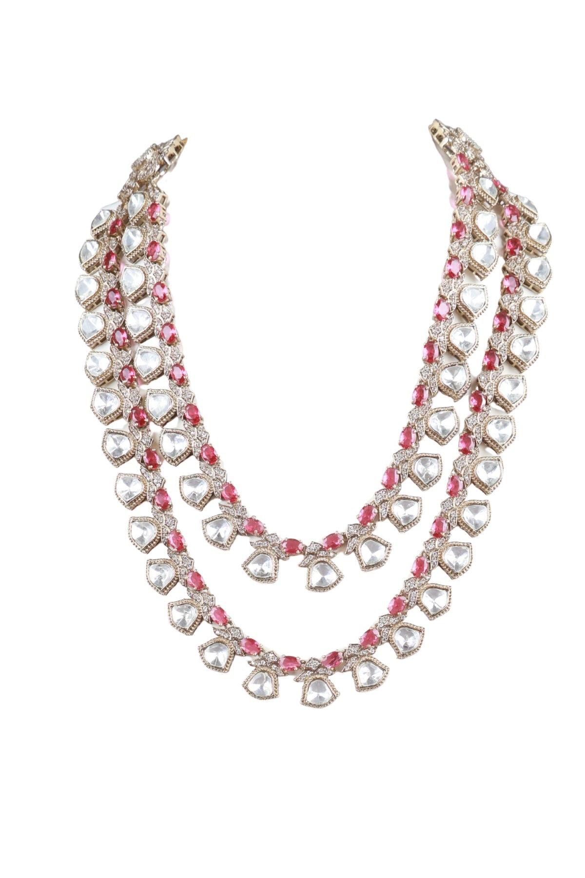 Designer Long Kundan Necklace Set Festive Jewellery