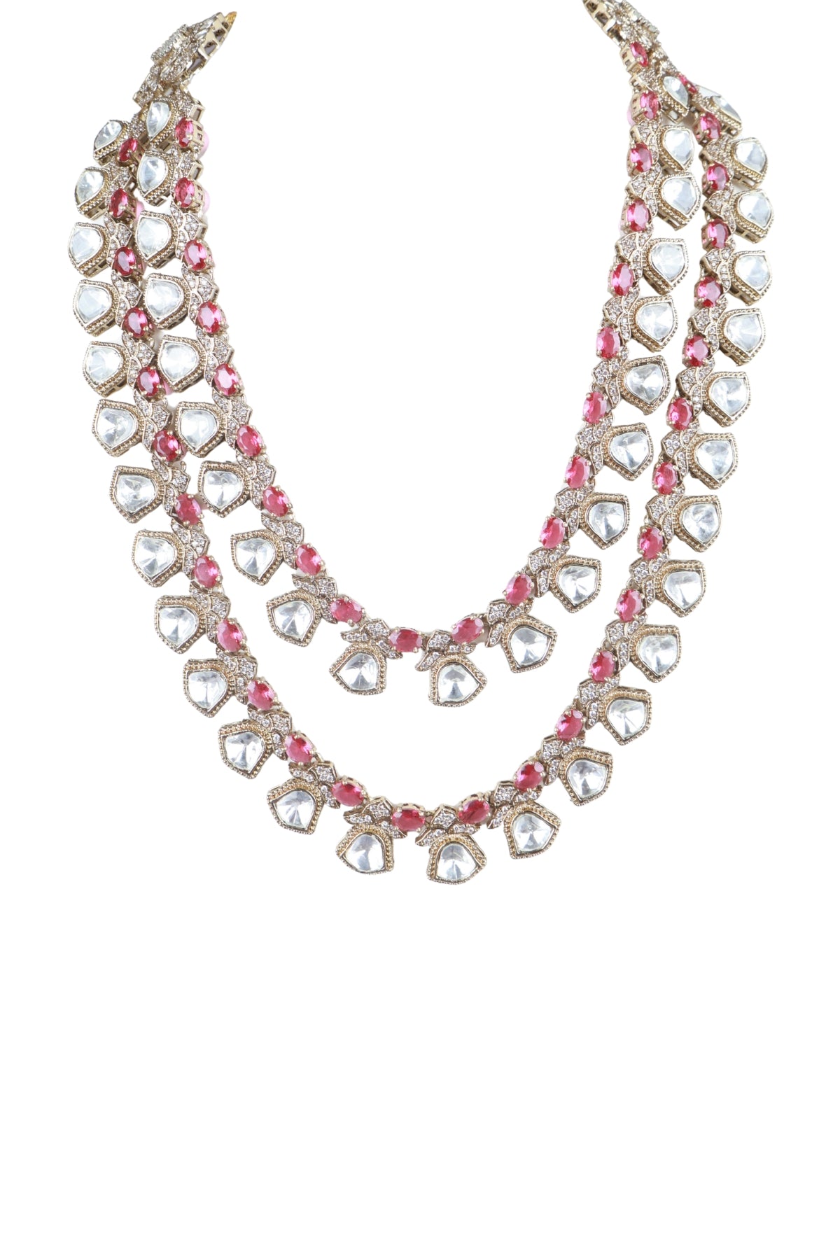 Designer Long Kundan Necklace Set Festive Jewellery