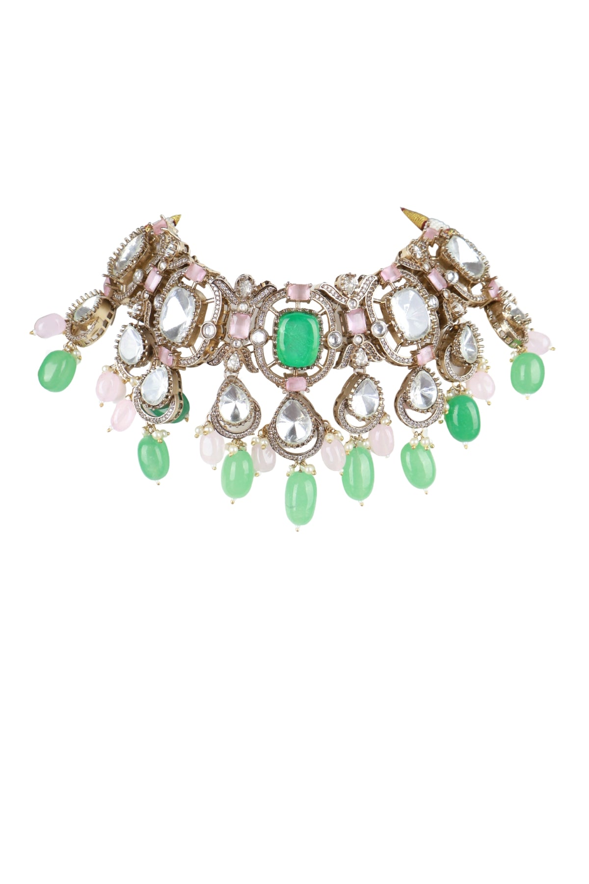Grand Bridal Necklace Set with Maangtikka