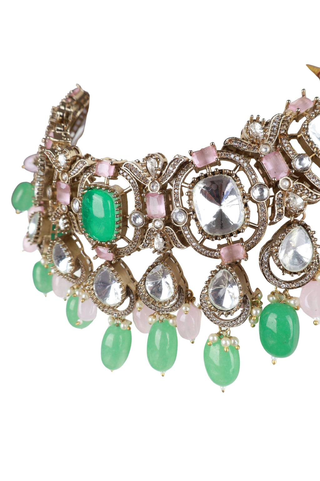 Grand Bridal Necklace Set with Maangtikka