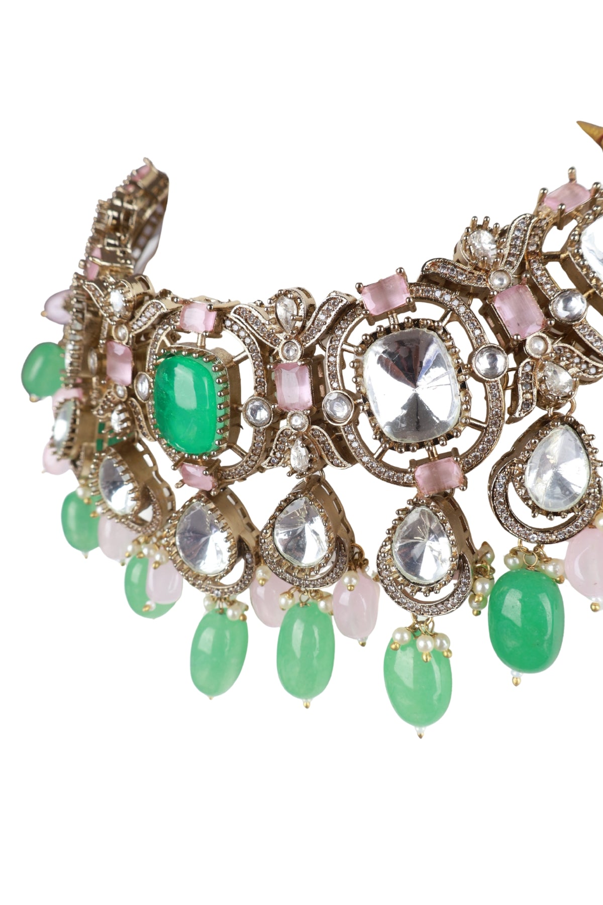 Grand Bridal Necklace Set with Maangtikka