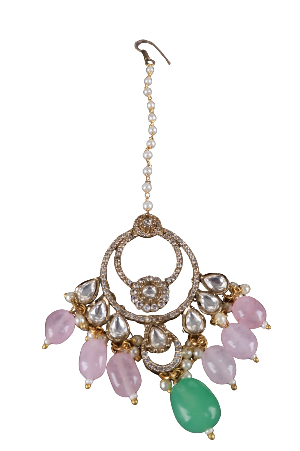Grand Bridal Necklace Set with Maangtikka