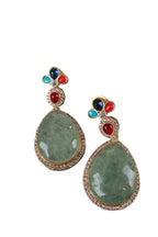 Premium Multicolor Kundan Necklace Set with Adjustable Dori