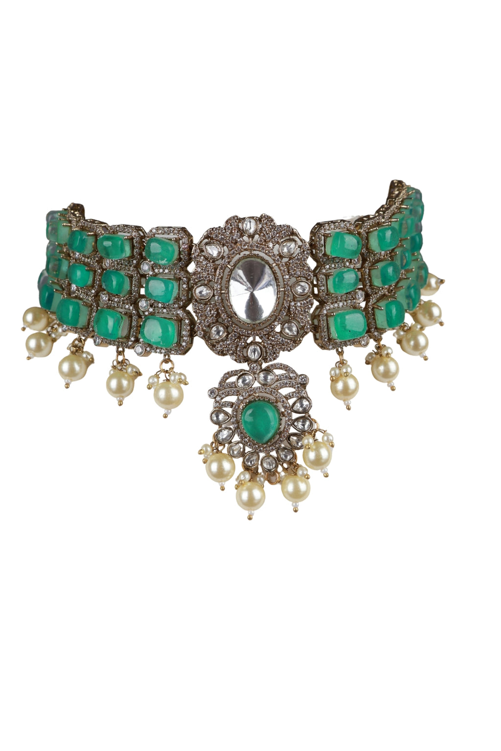 Heirloom Grand Kundan Bridal Choker Set