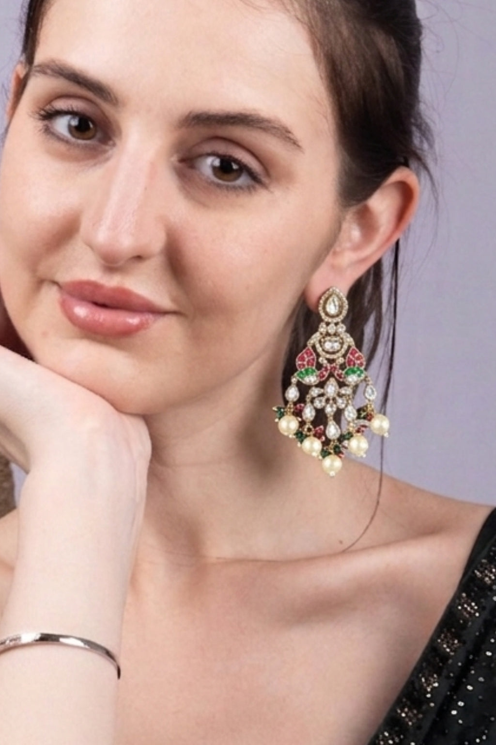 Designer Long Jhumka Earrings Statement Jewellery