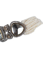 Polki Mirror Stone Pearl Choker Necklace Rare Bridal Jewellery