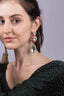 Polki Ruby Two-Tone Drop Earrings Luxury Jewellery