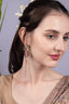 Polki Blush Pink Cabochon Drop Earrings Antique Bridal Jewellery